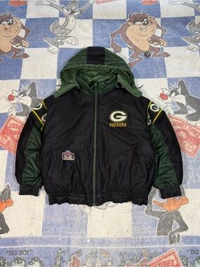 Vintage Green Bay Packers reversible jacket